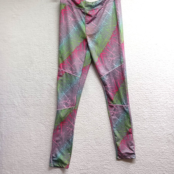Puma Women's‎ Pants Leggings Size 14/16 Multicolor Athletic Workout Pants - Picture 1 of 9